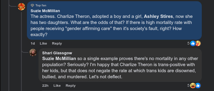 reply to a comment I made